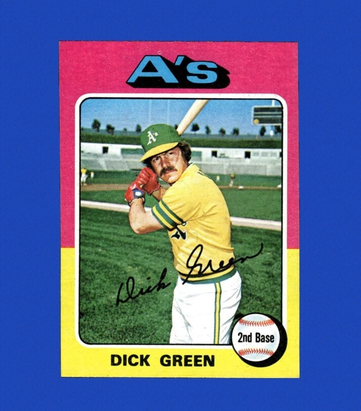 1975 Topps Mini Set-Break # 91 Dick Green NM-MT OR BETTER *GMCARDS*