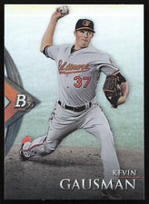 2014 Bowman Platinum #86 Kevin Gausman Rookie Card. rookie card picture