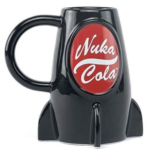 Fallout Nuka Cola Bottle Shaped 3D Mug Rare Bethesda - Picture 2 of 2