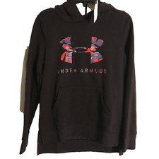 Under Armour Logo Youth Hoodie Size Large Purple