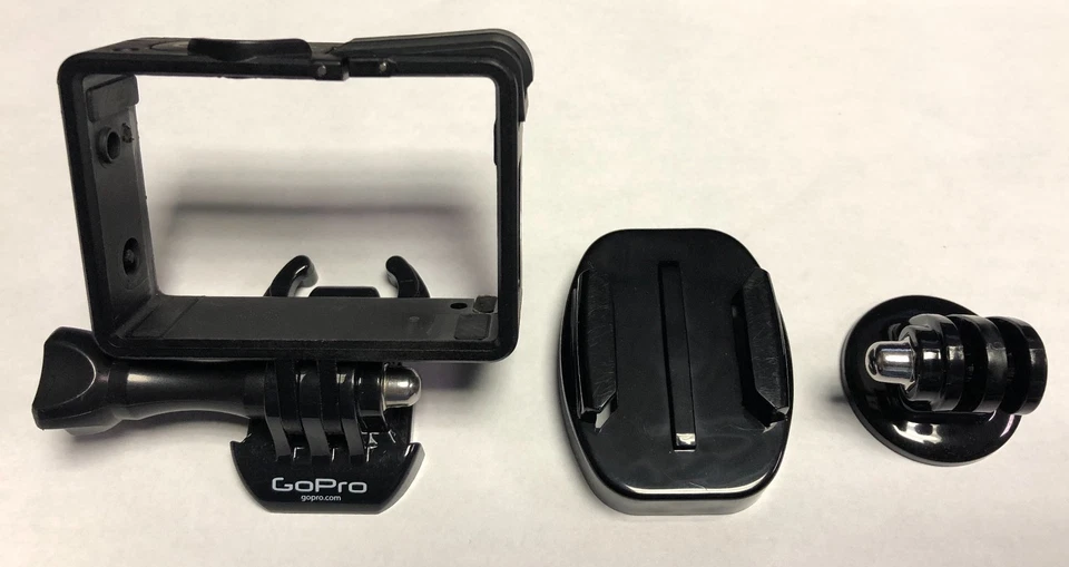 GoPro OEM The Frame for HERO3+HERO4 Camera HD+2 Tripod Adapter's+Lens Cover Cap - Image 3 of 4