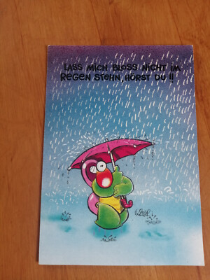 Ansichtskarte Cactus Purple Turtle & Friends Grieger Regen NEU Sammler