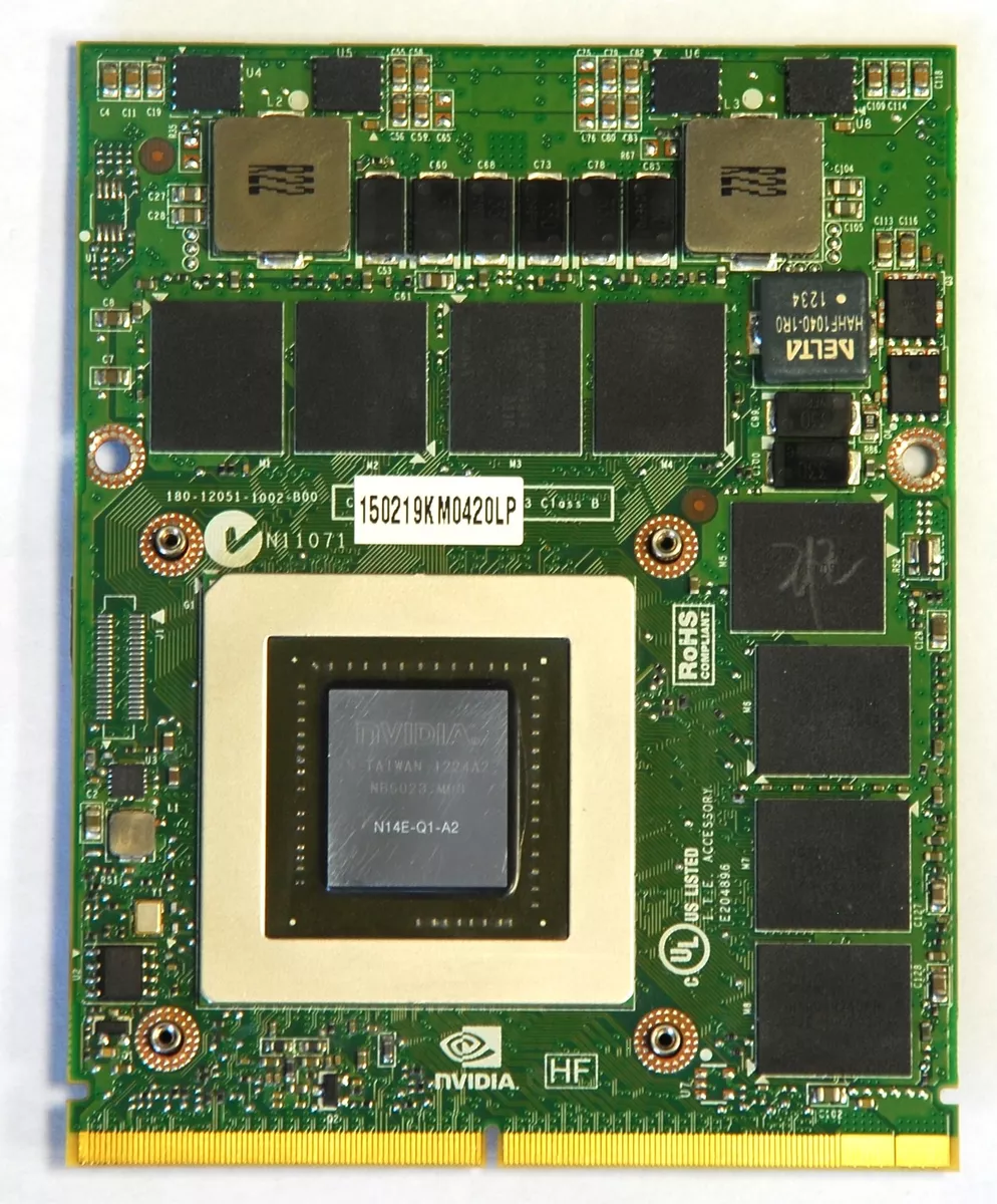 Clevo P770ZM P750ZM VGA Upgrade Kit NEW NVIDIA Quadro K3100M 4GB