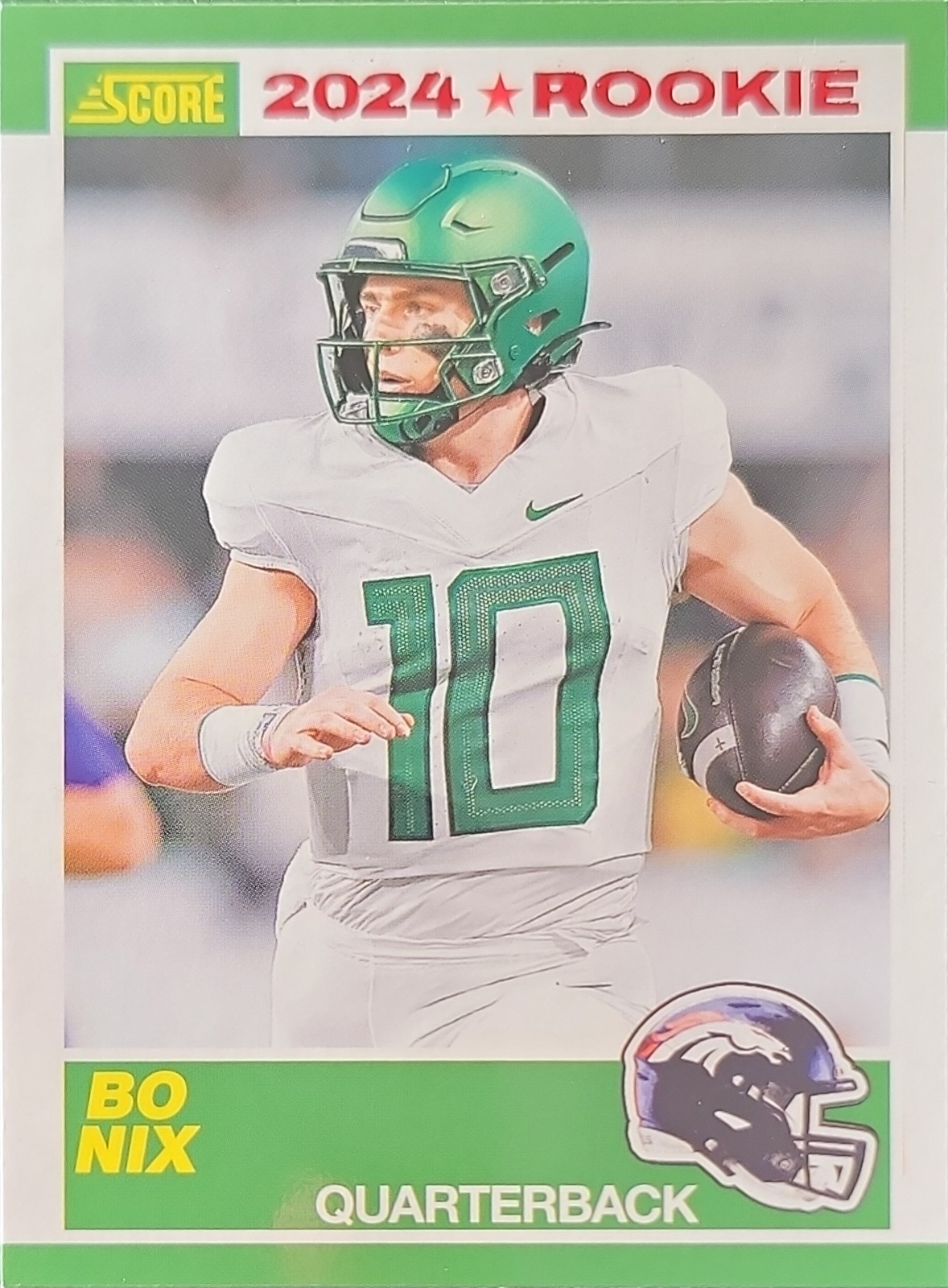 2024 Score 35th Anniversary Rookie#9 Bo Nix Pink