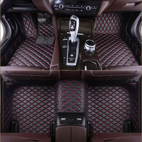 Right Hand Driving Custom Made Tailored Interior Car Floor Mat Luxury PU Leather - Picture 7 of 17