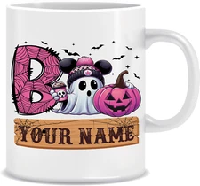 Personalized Halloween Coffee Mug Custom Photo Your Text 11oz Ceramic Printed