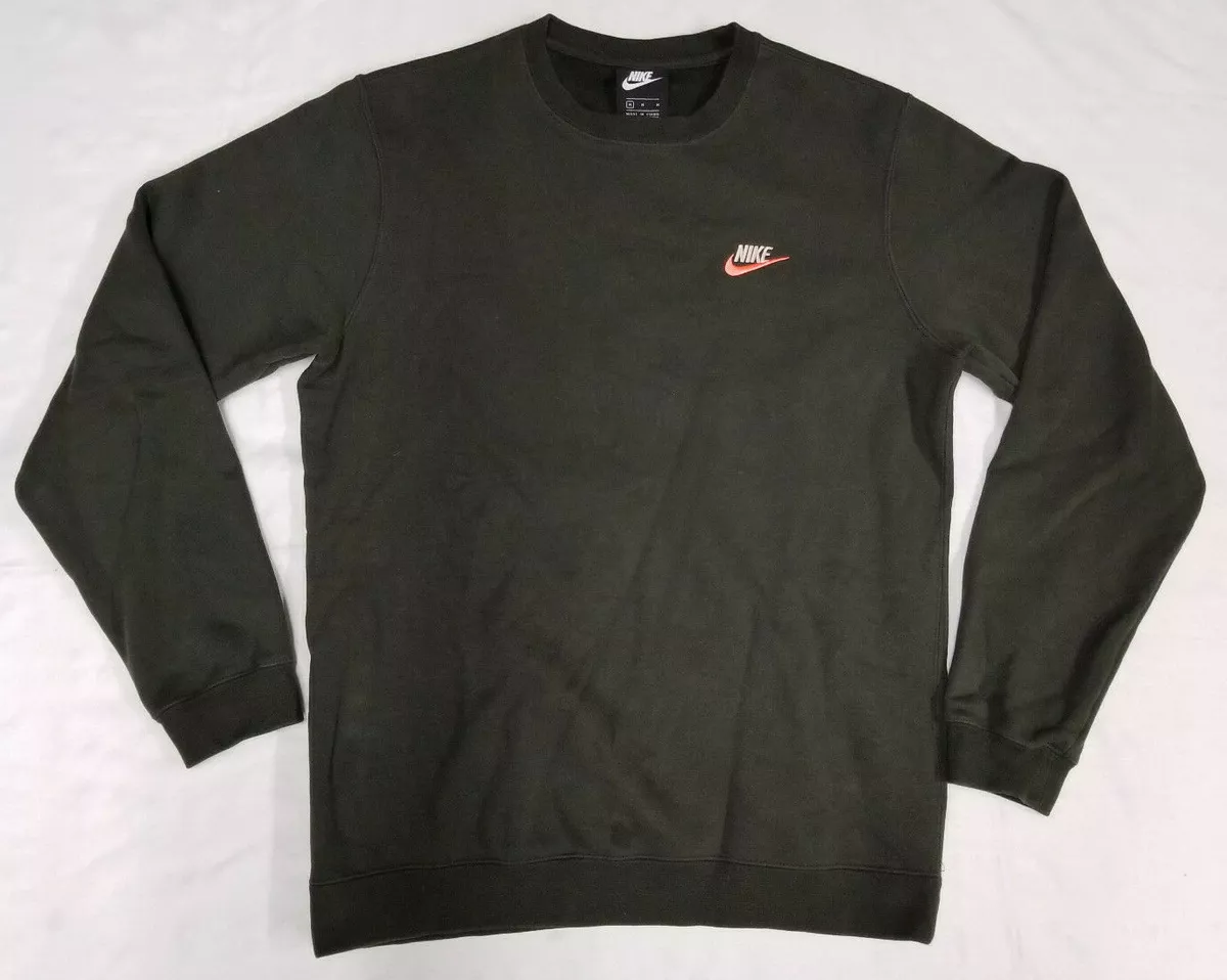 Olive grey nike sweatshirt sales