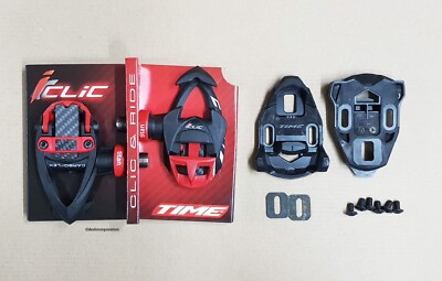 TIME PEDALS ICLIC TITAN CARBON CARBOFLEX (PAIR) red | eBay TIME PEDALS ICLIC TITAN CARBON CARBOFLEX (PAIR) red | eBay