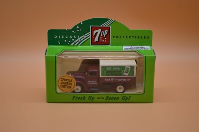 Lledo No 70003 - 7up - Limited Edition Model Of A 1939 Maroon Ford Canvas Back Truck