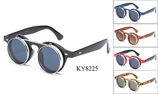 Keyhole Sunglasses Flip Open Cool Double Glasses Vintage Classic Eyewear UV 100 