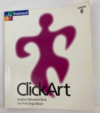 Broderbund Click Art Graphics Reference Book Version 6 1998