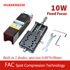Cabezal de módulo láser de 4,5 W/5,5 W/10 W con diapositiva para máquina de grabado láser CNC hágalo usted mismo
