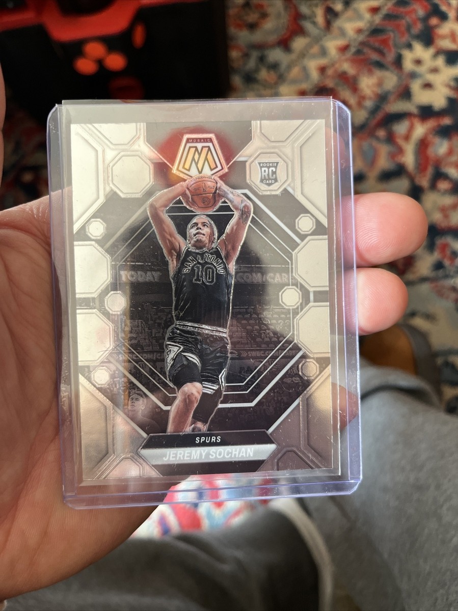 Jeremy Sochan 2022-23 Panini Mosaic Silver Prizm Rookie RC