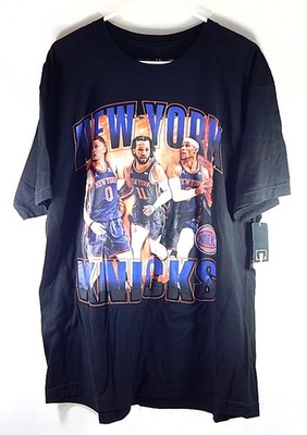New York Knicks Player Trio Stadium Essentials Tee Shirt T-Shirt New Black M