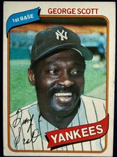 1980 TOPPS #414 GEORGE SCOTT (NEW YORK YANKEES) BASEBALL CARD