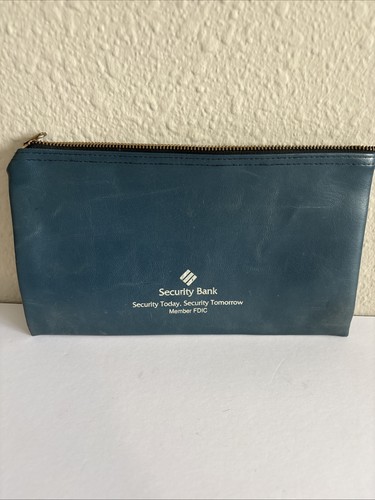 Zipper Bank Deposit Bag Security Bank
