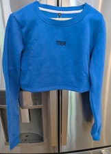 Crop Top Fleece Womans Medium Sweatshirt NWT