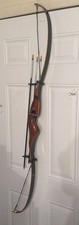 Vintage Bear Archery Kodiak Hunter Recurve Bow AMO 60” 45# Brown KT28246 NICE
