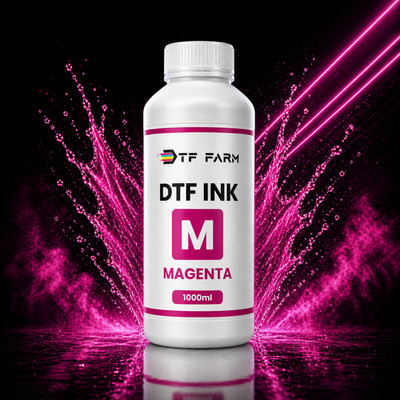 DTF Ink Magenta 34oz (1000ml) Premium Pigment Ink Epson i3200 XP600 L1800