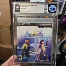 Final Fantasy X/X-2 HD Remaster PlayStation 3 WATA Graded 9.8 A++