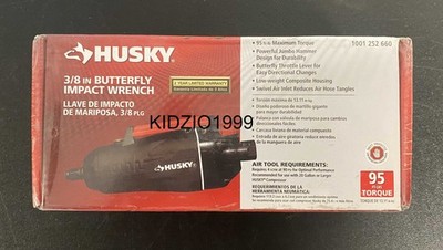 Husky 3/8 in. Butterfly Impact Wrench H4410 NEW