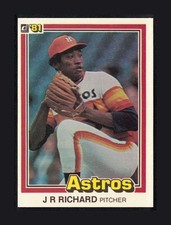 1981 Donruss - J.R. Richard #140