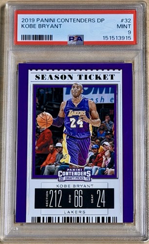 Kobe Bryant #32 2019 Panini Contenders Draft Picks card