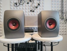 KEF LS50 META (TIG) Bookshelf Speakers (Titanium Grey)