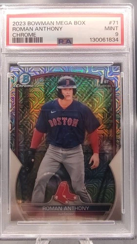 2023 Bowman Mega Box Chrome #71 Roman Anthony PSA 9