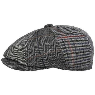 LIPODO 8 Panel Patchwork Flatcap Schirmmütze Ballonmütze Mützen