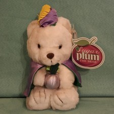Vintage 1990 Hills Department Store Sugar Plum The Bear Plush 10" With Tag