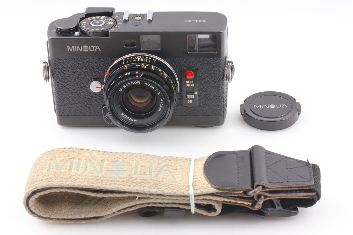 N MINT ] Minolta CLE Rangefinder Film Camera M-Rokkor 40mm