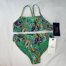 New girls size 4 POLO RALPH LAUREN Two Piece bikini Swimsuit Set