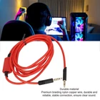 Gaming Headset Sound Cable Headphones Replacement Cable With Silent Control OBFK