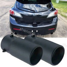 Exhaust Pipe Tip Rear Tail Throat Muffler Black For 2012 Mazdaspeed3 Touring Exhaust Pipe Tip Rear Tail Throat Muffler Black For 2012 Mazdaspeed3 Touring