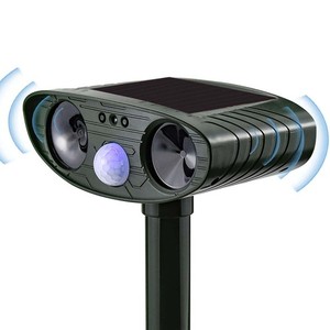 Ultrasonic Animal Repellent Solar Motion Sensor