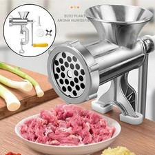 Heavy Duty Manual Meat Grinder Mincer Sausage Stuffer Hand Crank Kitchen Maker
