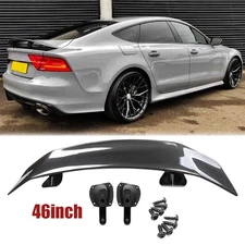 For Audi A5/S5/RS5 46" Rear Trunk Spoiler Lip GT Wing Racing Carbon Fiber