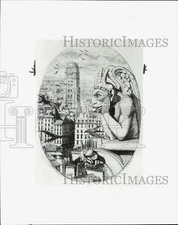 1989 Press Photo "The Vampire" Print by Artist Charles Meryon - lrb37631