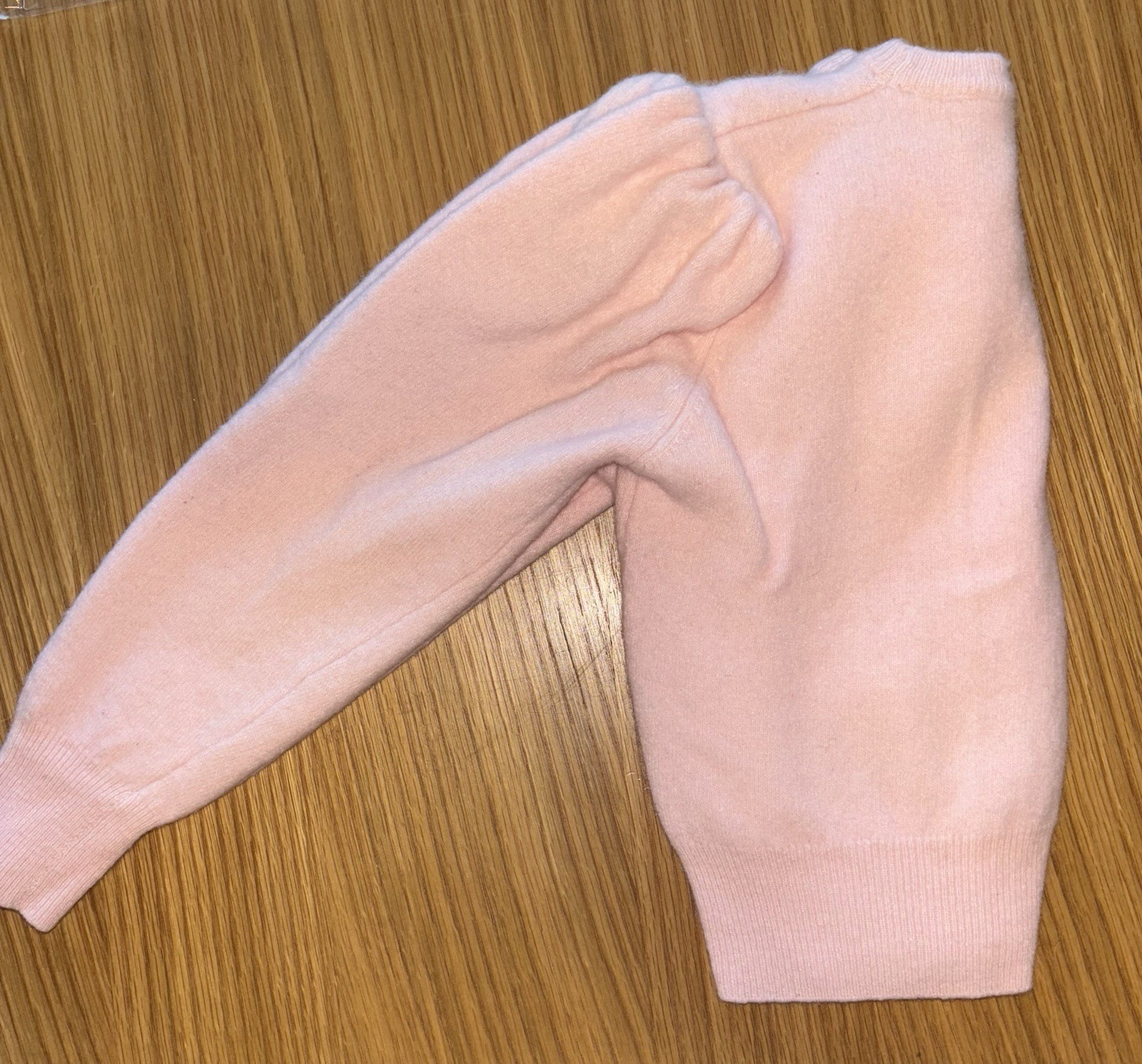 Very RARE: Girls 80s Pink Benetton Sweater. Made In Italy: Lambs Wool & Angora image 6