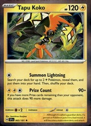 Tapu Koko 065/191 Surging Sparks Deck Exclusives Promo