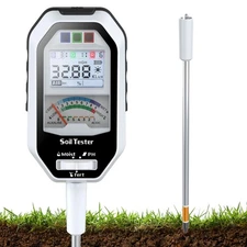 Soil Moisture Meter, 7-in-1 Soil PH Tester/Soil Moisture/Fertility with Remov...