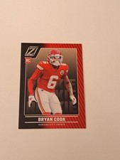 2022 Zenith Bryan Cook #187 Rookie RC Kansas City Chiefs In Toploader 
