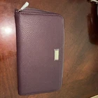 Jewell By Thirty-One Plum Purple Zip Around Organizer Wallet Card Holder Clutch