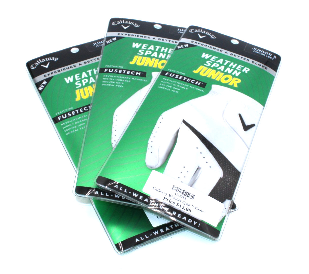 Gloves Juniors Left Hand Small For Rh Golfer