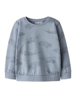 Name IT Jungen Nmmvaron Ls AOP SWT Unb Noos, Dusty Blue, 104 EU