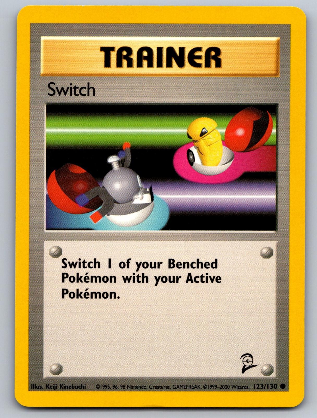 Switch 123/130 Common Base Set 2 Pokemon Near Mint