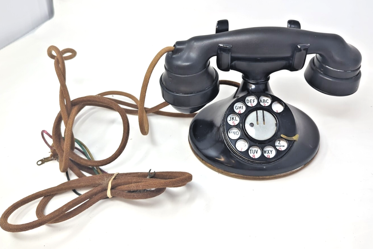 ビンテージwestern electric（bell system非売品）電話機 ANTIQUE Vintage Bell Systems Western Electric 202 D1 30s Rotary