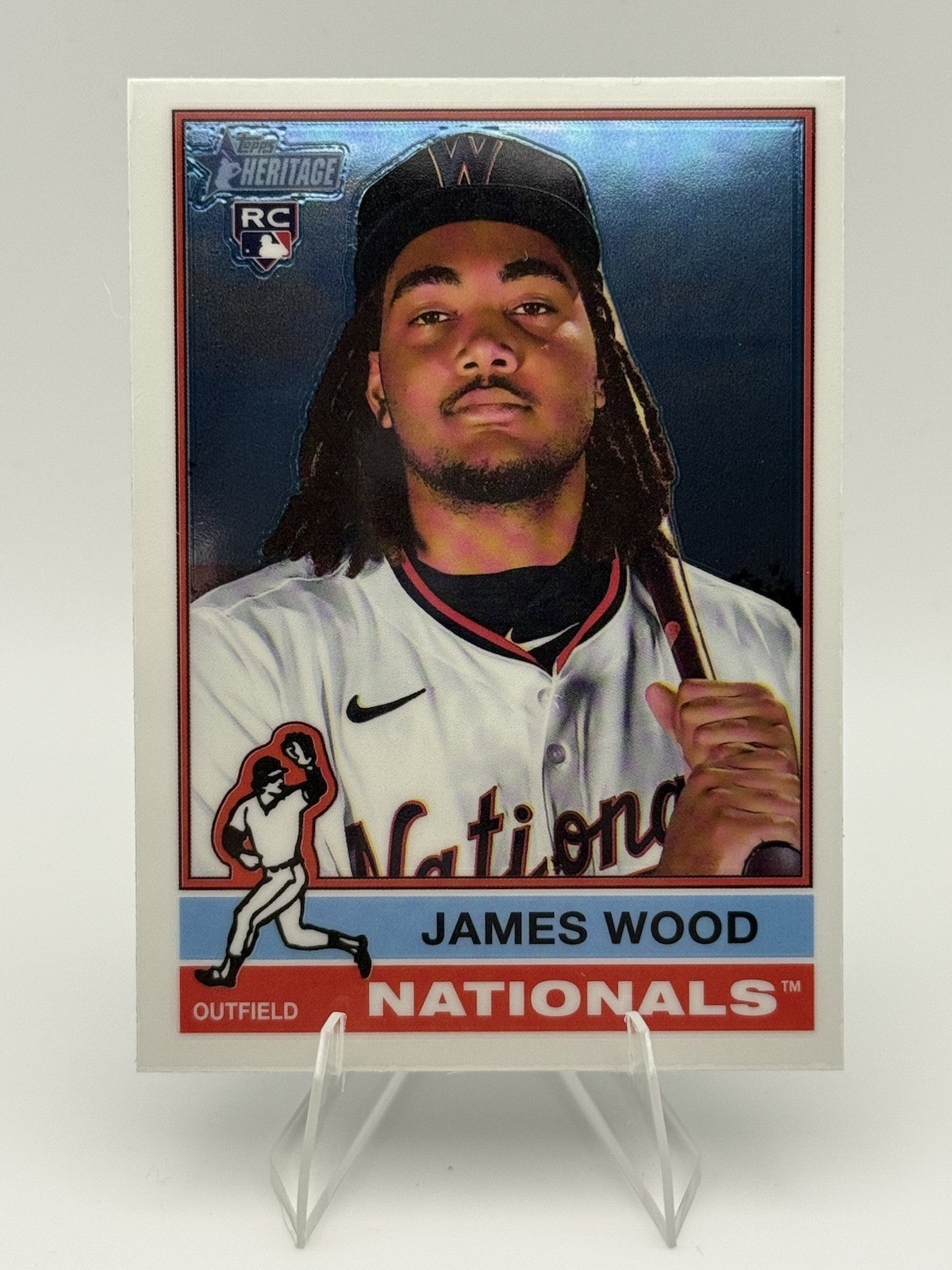 James Wood Chrome 2025 Topps Heritage #231 (RC)