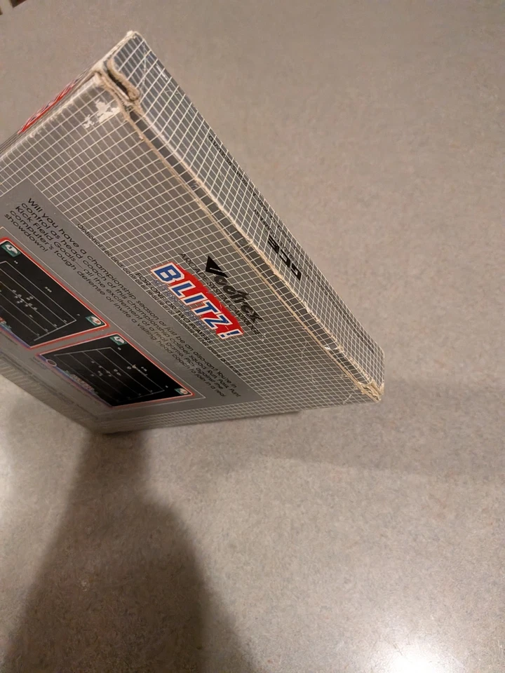 Vintage 1982 Blitz! Action Football Vectrex Video Game Cartridge Manual in Box - Image 4 of 4